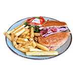 Bacon Brie & Cranberry Panini 